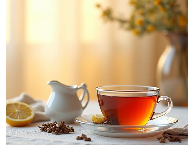 Classic English Breakfast tea in a traditional teacup